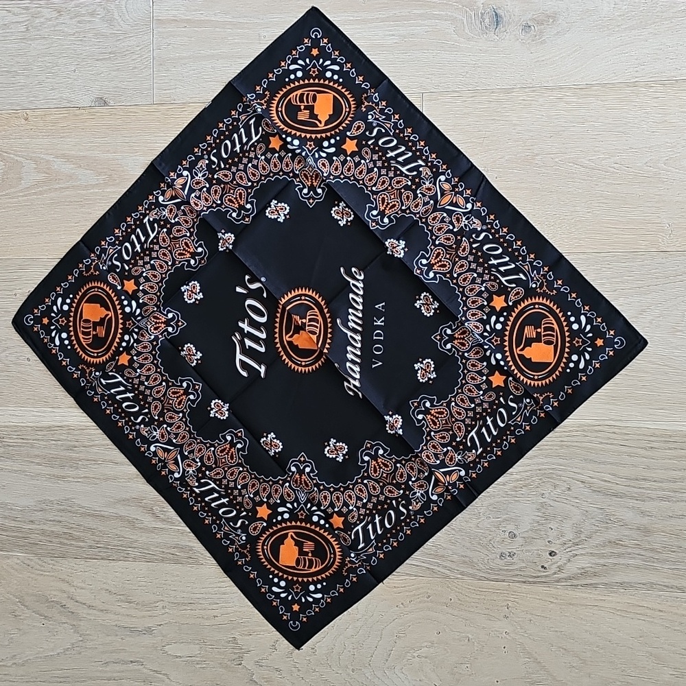 NWOT Tito's Vodka Bandana Scarf